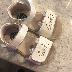 Livid and Luca white kitty cat sandals 6